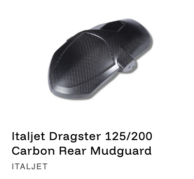 Carbon Rear Mudguard